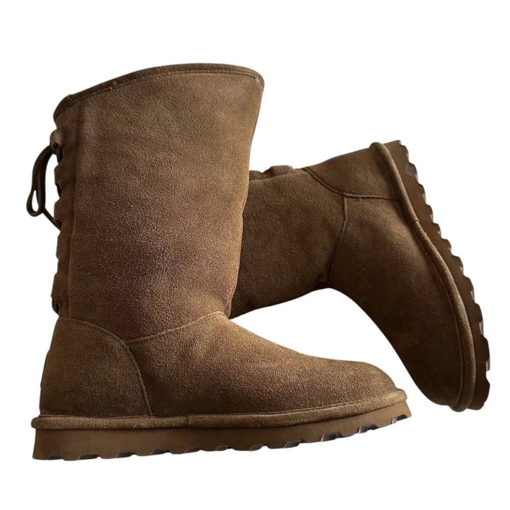 Bear Paw Phylly Brown Suede Boots